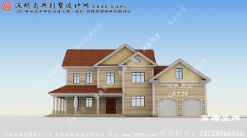 乡村 自建 二层楼房设计图 ，户型 外观 非常 精致