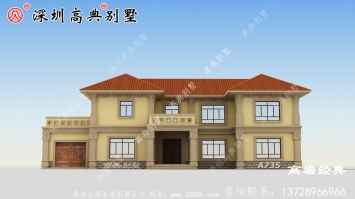 二楼小楼的建筑设计精致美观，是农村建筑的必备。