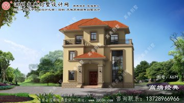 肥东县农村三层房屋设计图