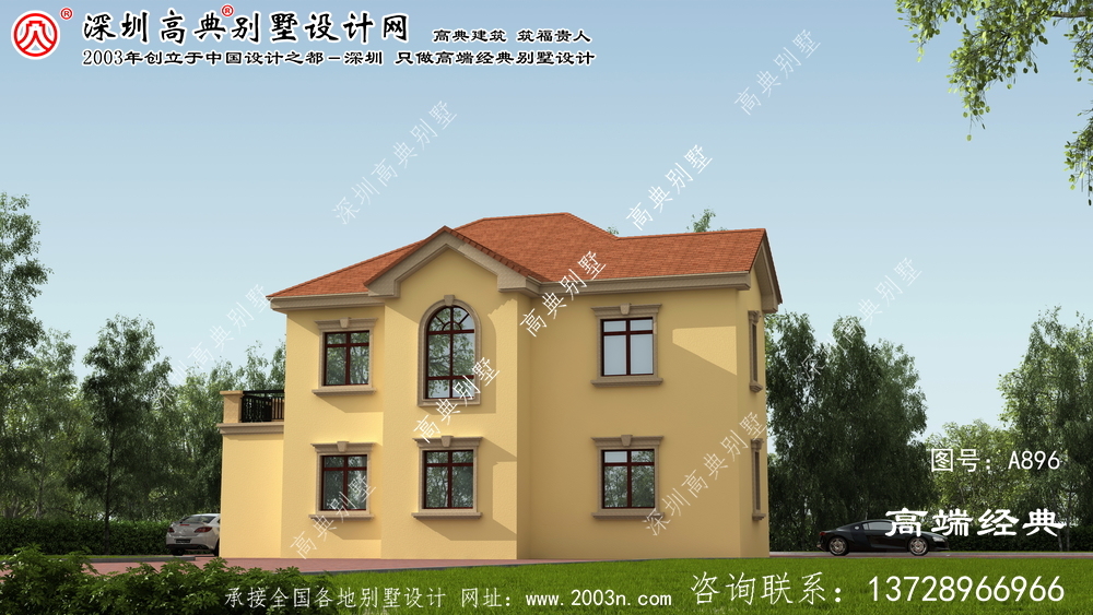 尤溪县两层小别墅设计图纸