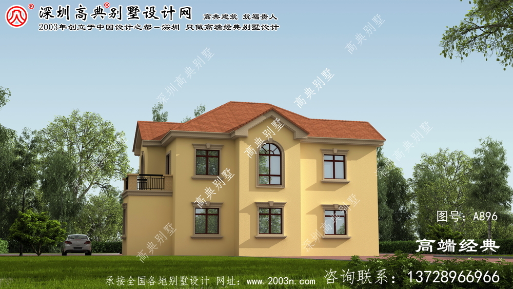尤溪县两层小别墅设计图纸