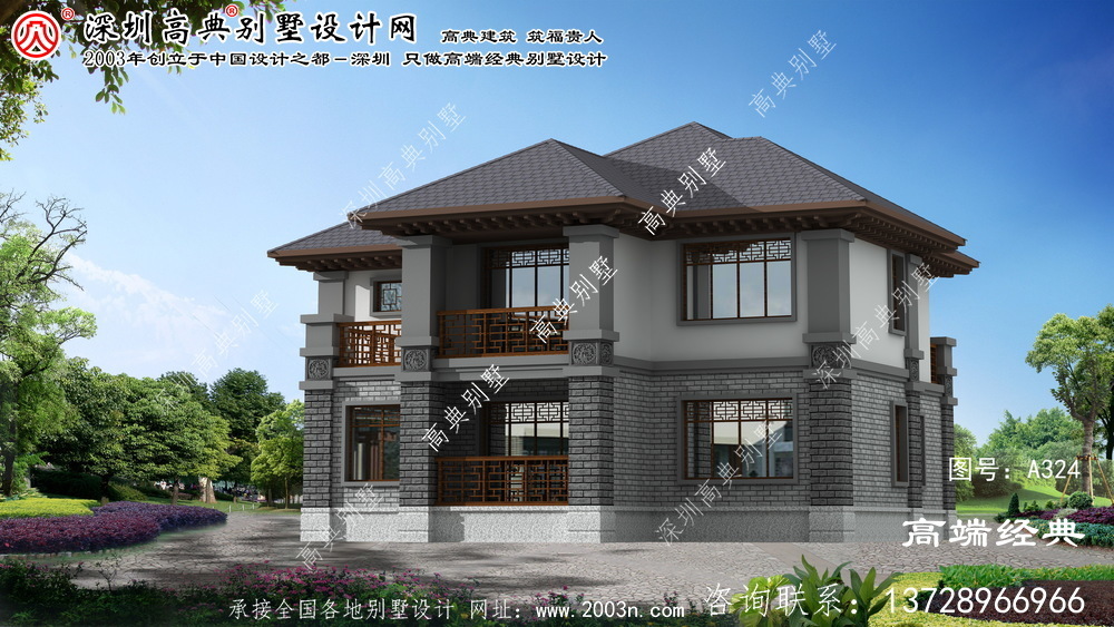 拜泉县农村二层自建房效果图