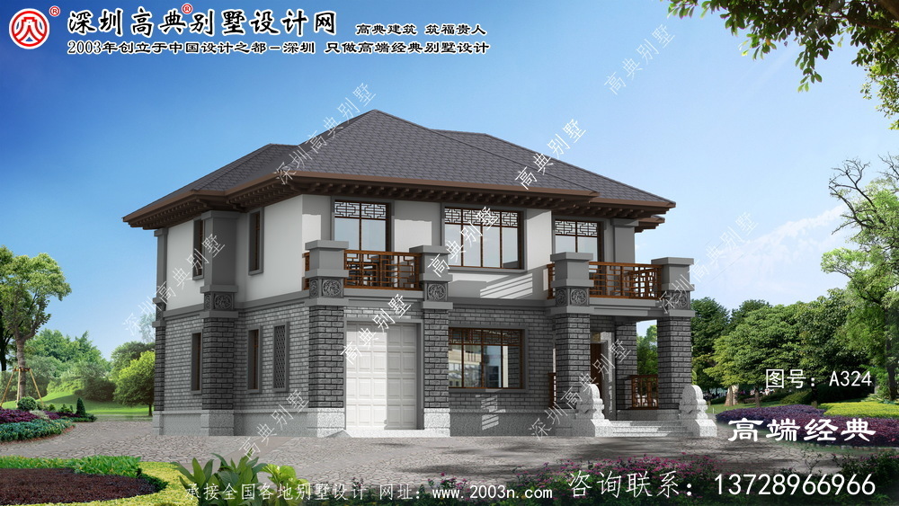 拜泉县农村二层自建房效果图