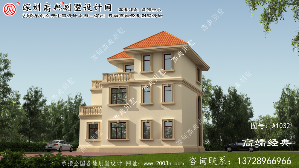 云梦县128平米别墅设计图纸