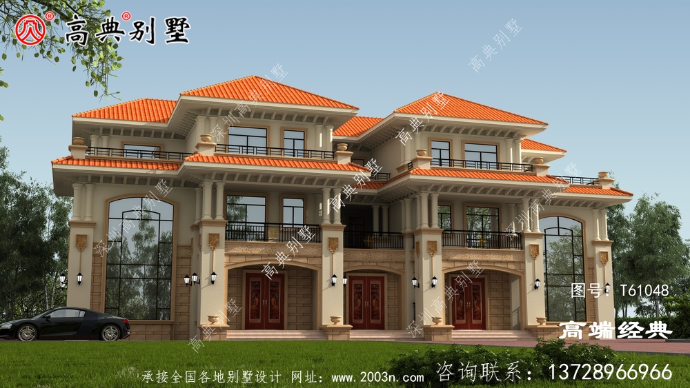 大方县双拼自建房私家别墅	