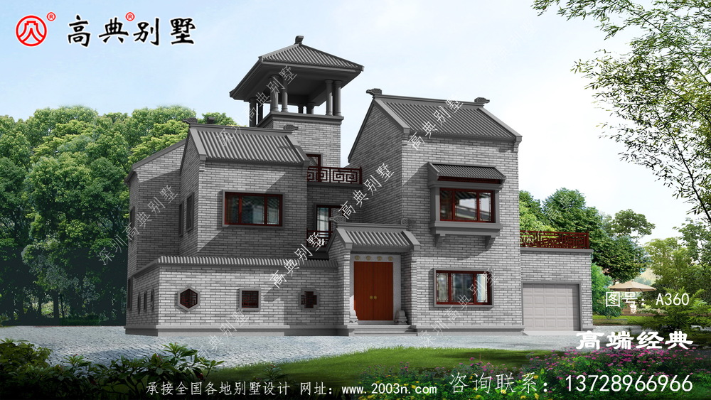 农村三层别墅网