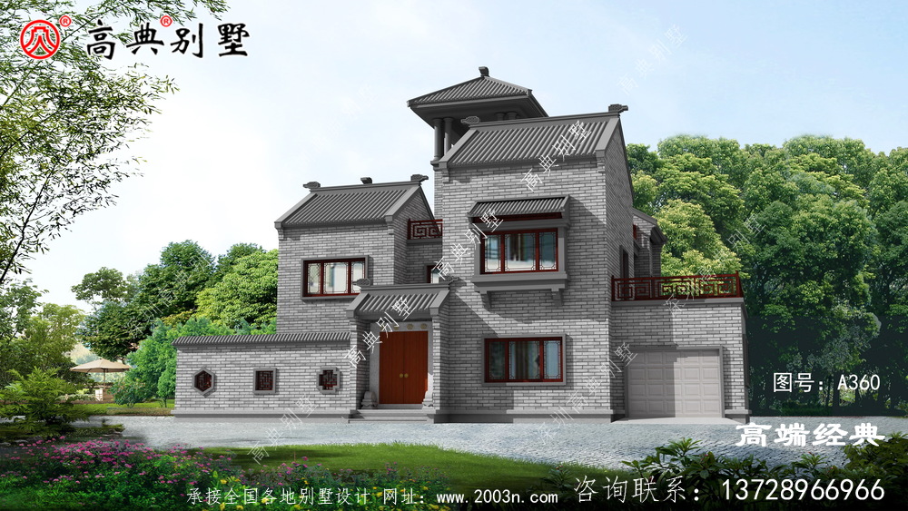 农村三层别墅网