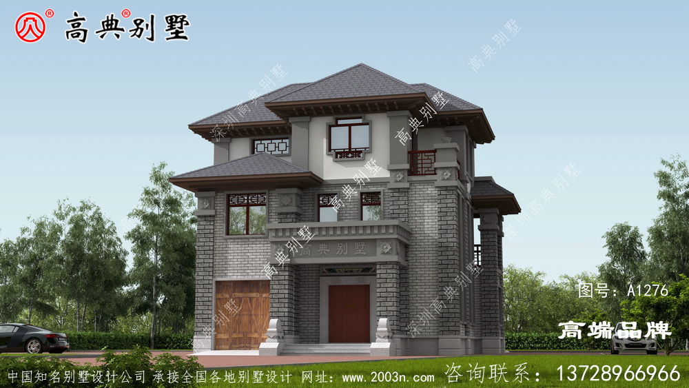 自建别墅设计简约雅韵的中式风格。