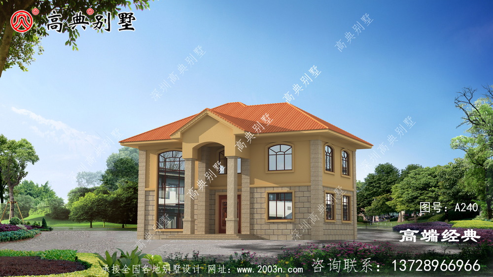 涿州市二层楼自建房平面图，这户型真的是绝了！