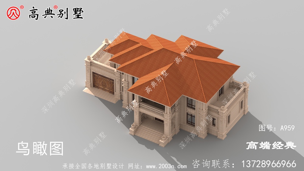 朔州市大户型的二层别墅设计图，房屋设计图给你挣足了面