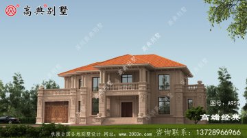 朔州市大户型的二层别墅设计图，