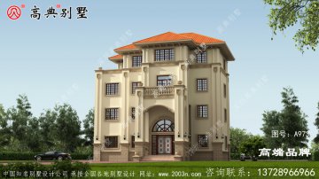 农村四层楼房设计图纸造型简约好