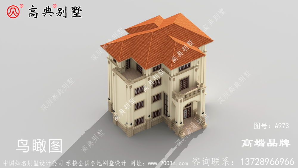 农村四层楼房设计图纸造型简约好施工