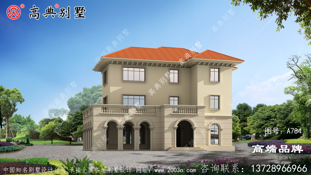 新古典别墅设计	建一栋绝对是人生赢家