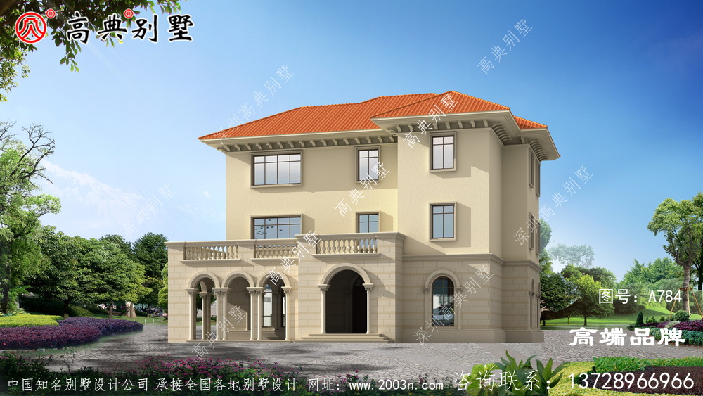 新古典别墅设计	建一栋绝对是人生赢家