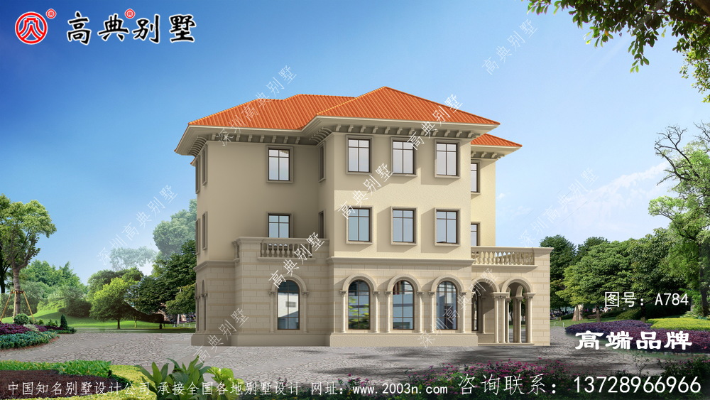 新古典别墅设计	建一栋绝对是人生赢家