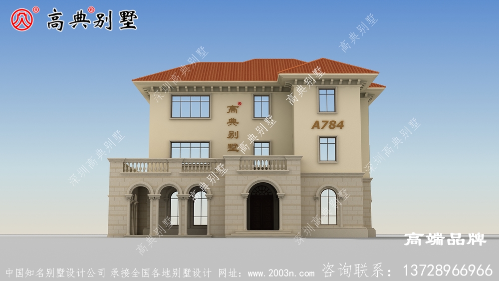 新古典别墅设计	建一栋绝对是人生赢家