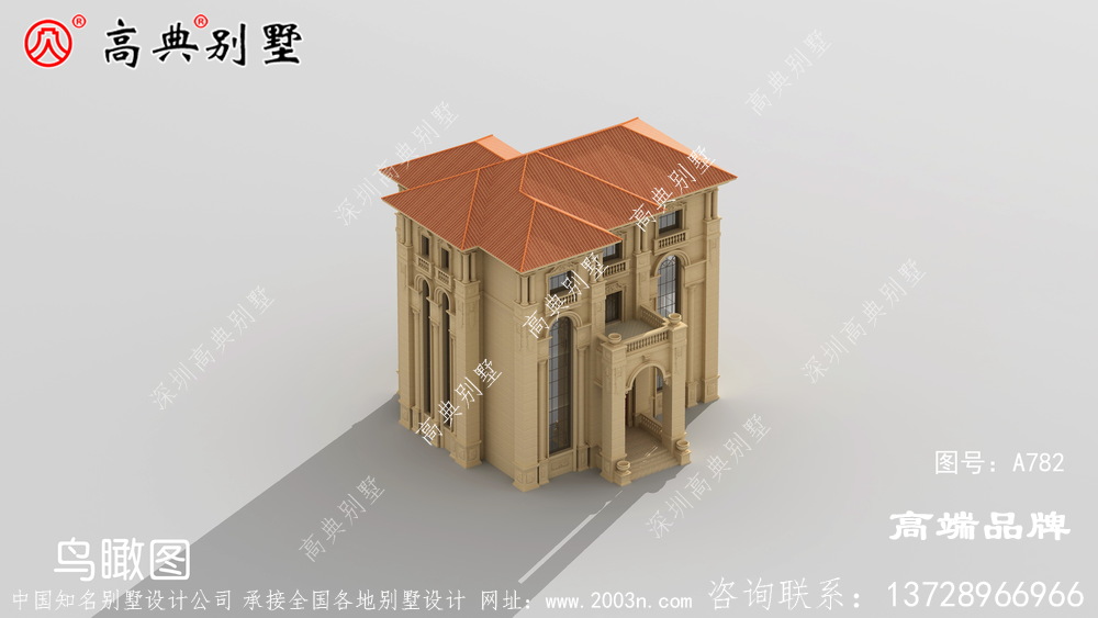 四层别墅设计建的气派有面子！	