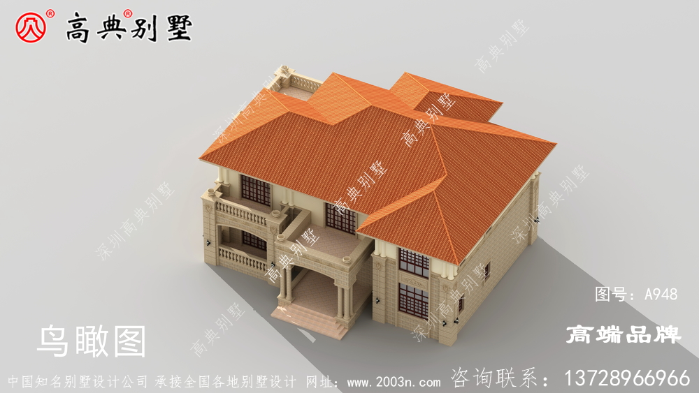 错落的层次感让别墅更加的立体