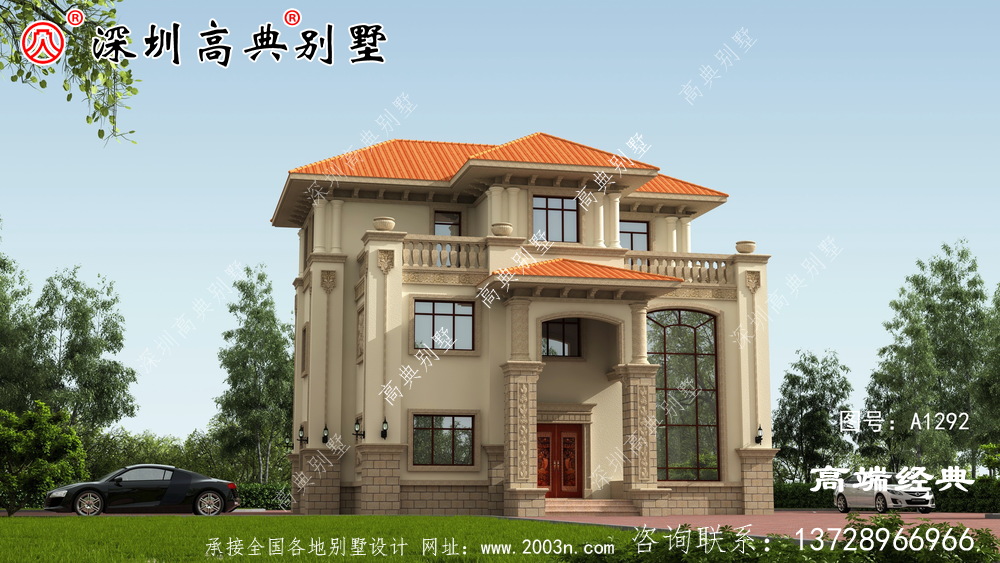 三层农村别墅，建房子建的就是喜庆，住进去旺全家