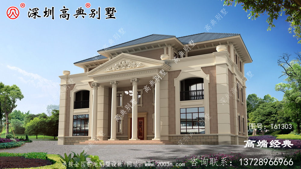 农村别墅设计图，可实现隔代居住，三世同堂不是梦