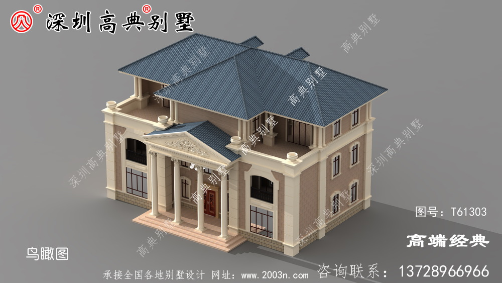 农村别墅设计图，可实现隔代居住，三世同堂不是梦