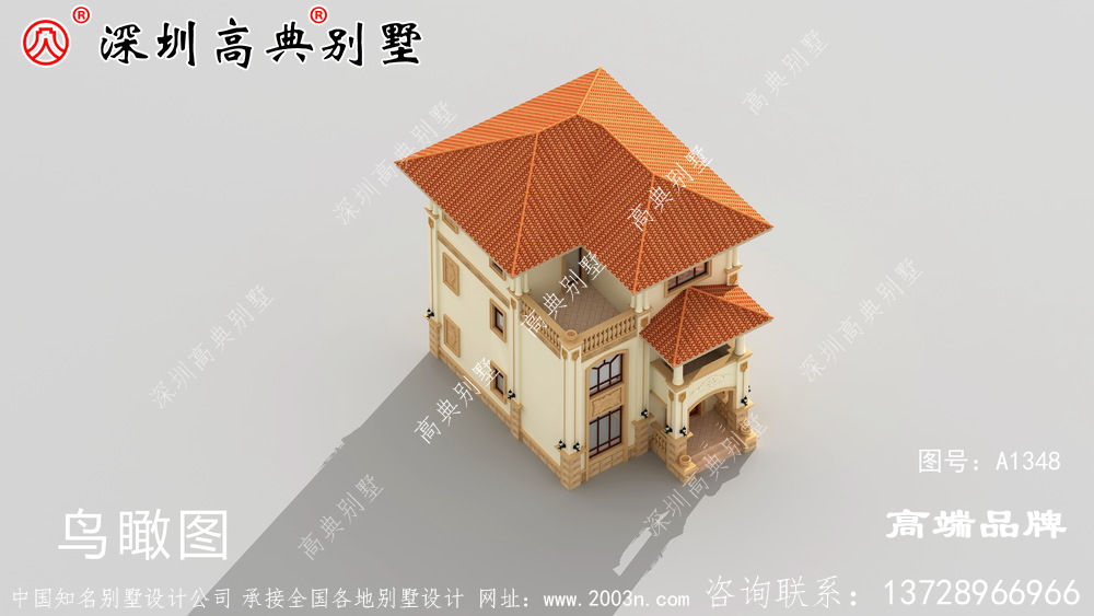 三层别墅设计图，多卧室，人丁兴旺也不怕，可以满足你的需求