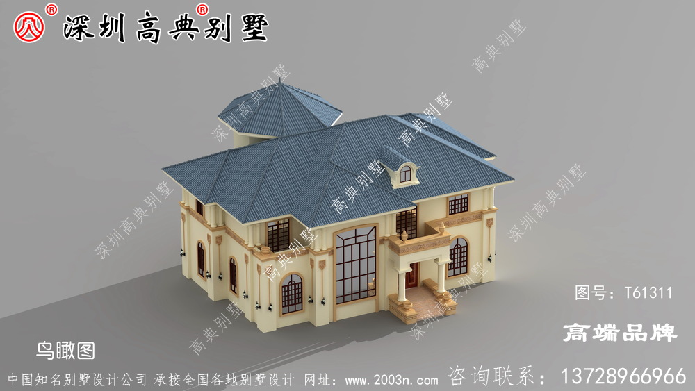 现代建筑风格二层农村自建房，造价40万