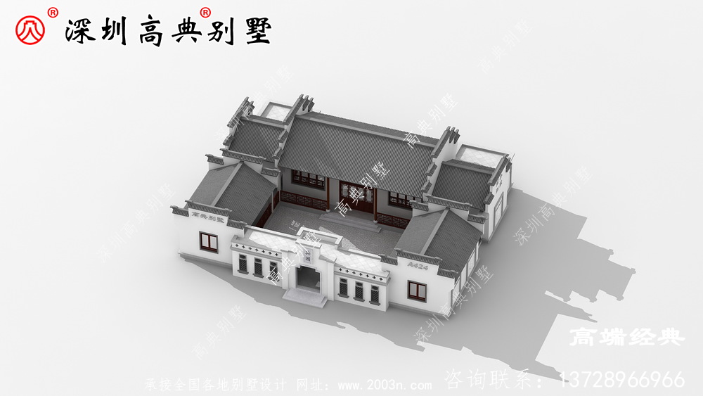 单层别墅设计图，在老家建一栋，亲戚朋友都夸好