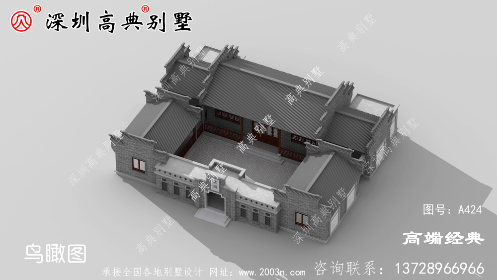 单层别墅设计图，在老家建一栋，亲戚朋友都夸好