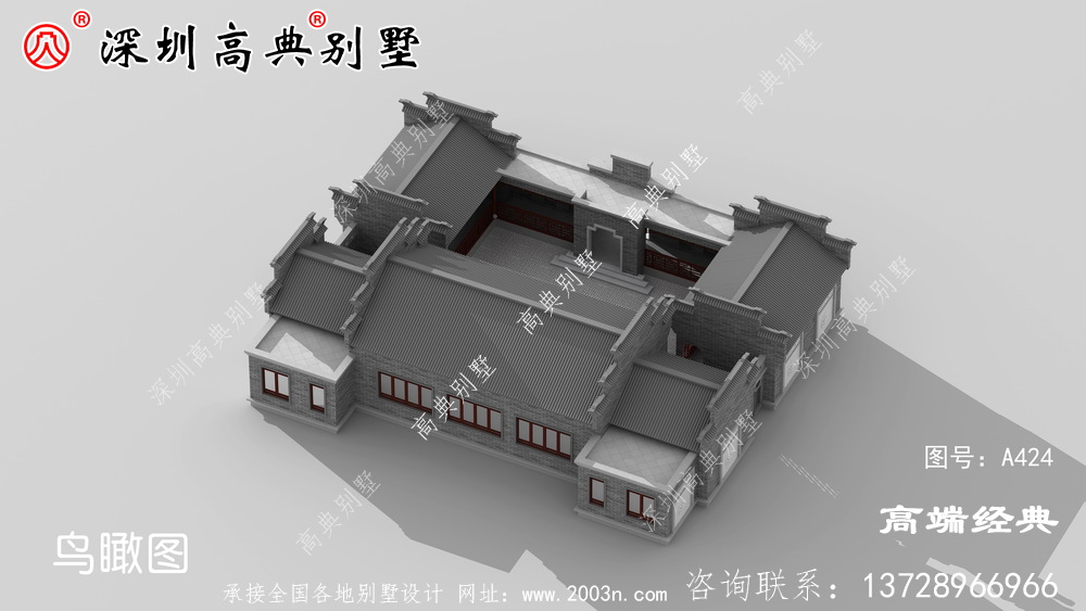 单层别墅设计图，在老家建一栋，亲戚朋友都夸好