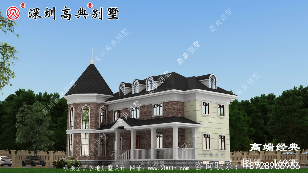 农村二层建房怎么设计才好看？看完这款，我都想回家建房了
