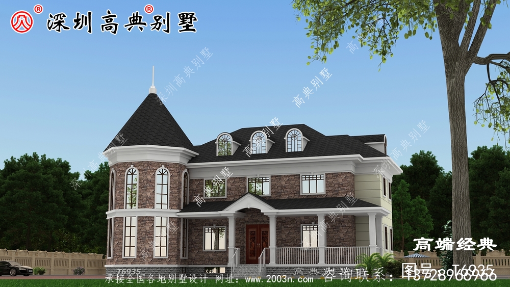 农村二层建房怎么设计才好看？看完这款，我都想回家建房了