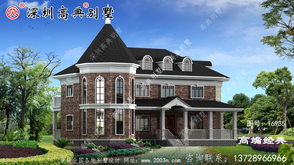 农村二层建房怎么设计才好看？看完这款，我都想回家建房了