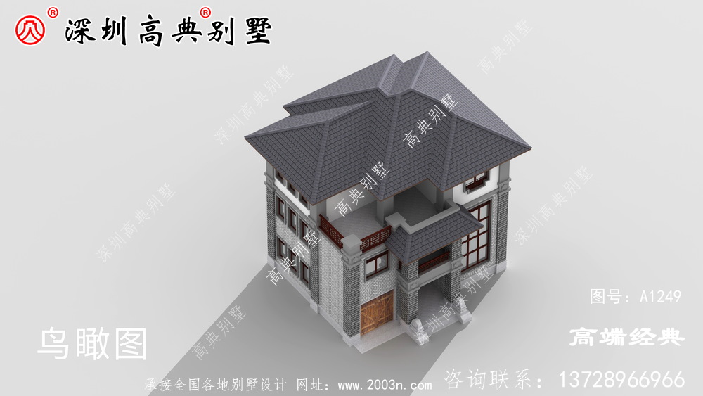 农村二层半小户型别墅设计图，建一栋绝对是人生赢家