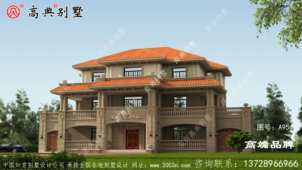 两侧分别设有露台可用于开party聚会烧烤等