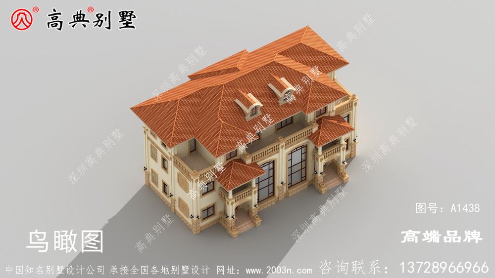 别墅这样建营造出参差不齐的美感，立面造型更加连贯