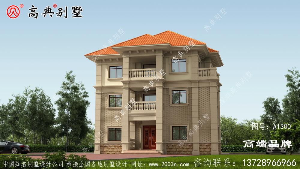 这款漂亮别墅建在农村最适合不过了