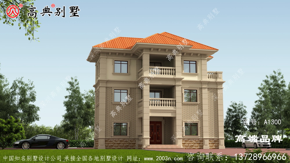 这款漂亮别墅建在农村最适合不过了