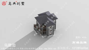 农村中式三层自建别墅设计图纸，